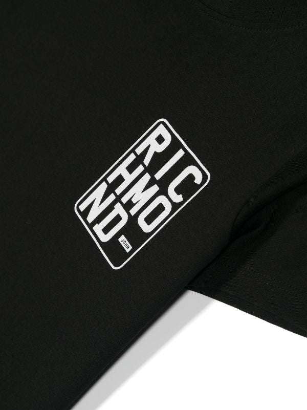 John Richmond kids T-shirt con logo sul davanti Cyber Monday