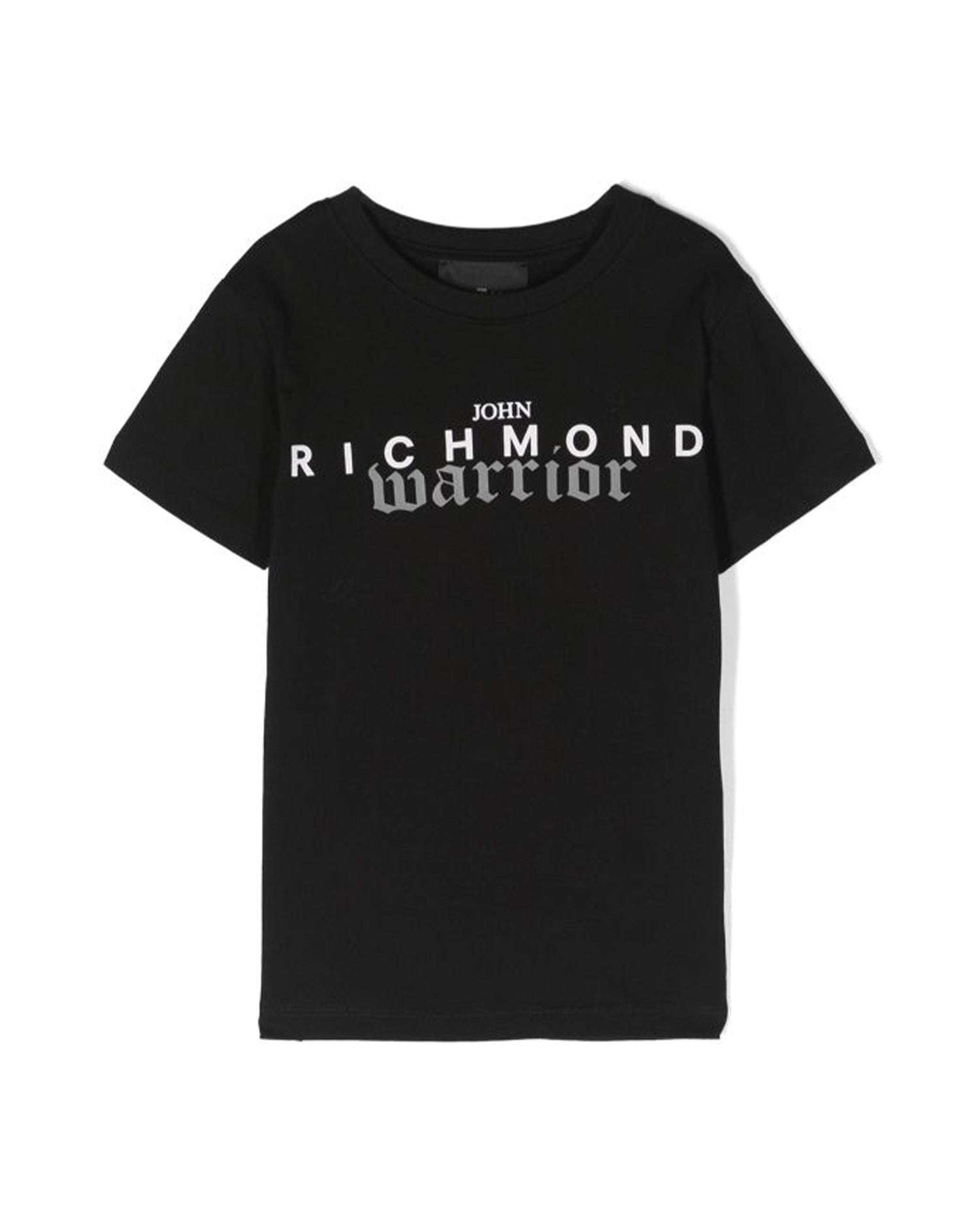John Richmond kids T-shirt con logo sul davanti Vendita Economica