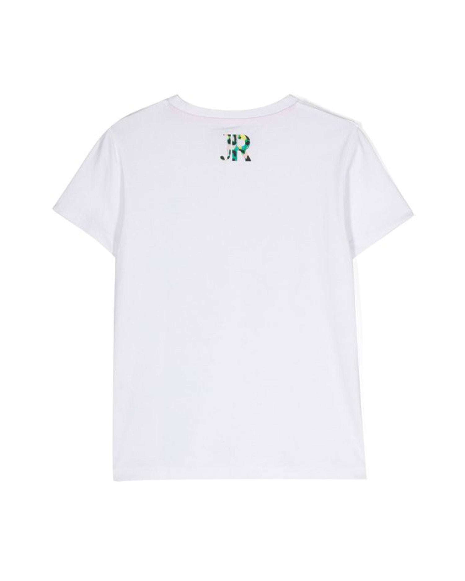 John Richmond kids T-shirt con logo sul davanti Offerta Anniversario