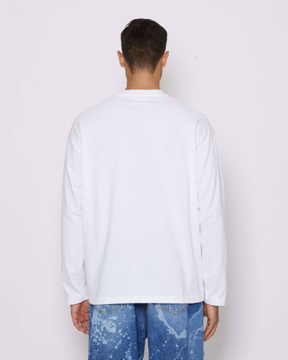 John Richmond T-shirt over con logo sul davanti Only for today