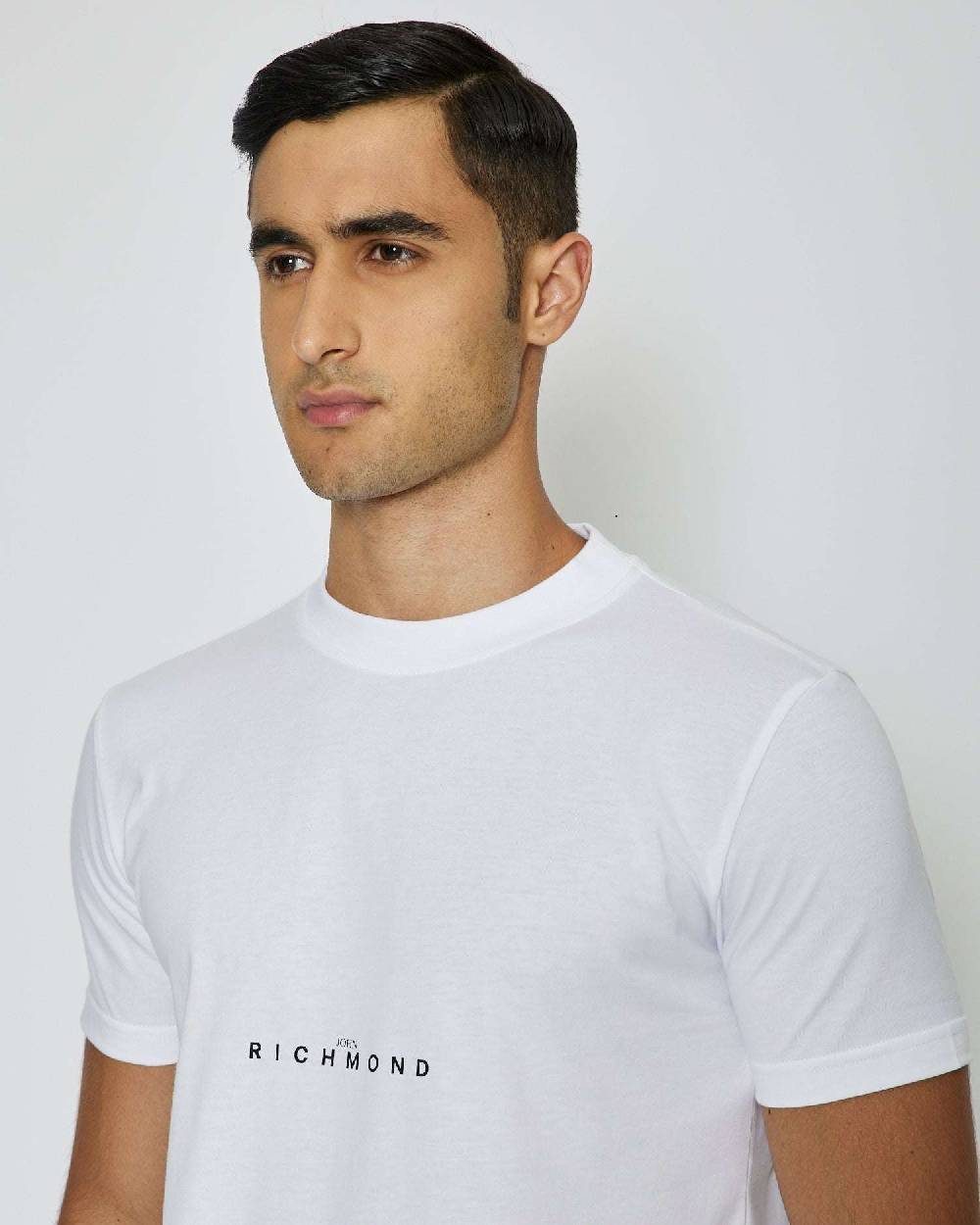 John Richmond T-shirt con logo sul davanti Offerta speciale della fabbrica