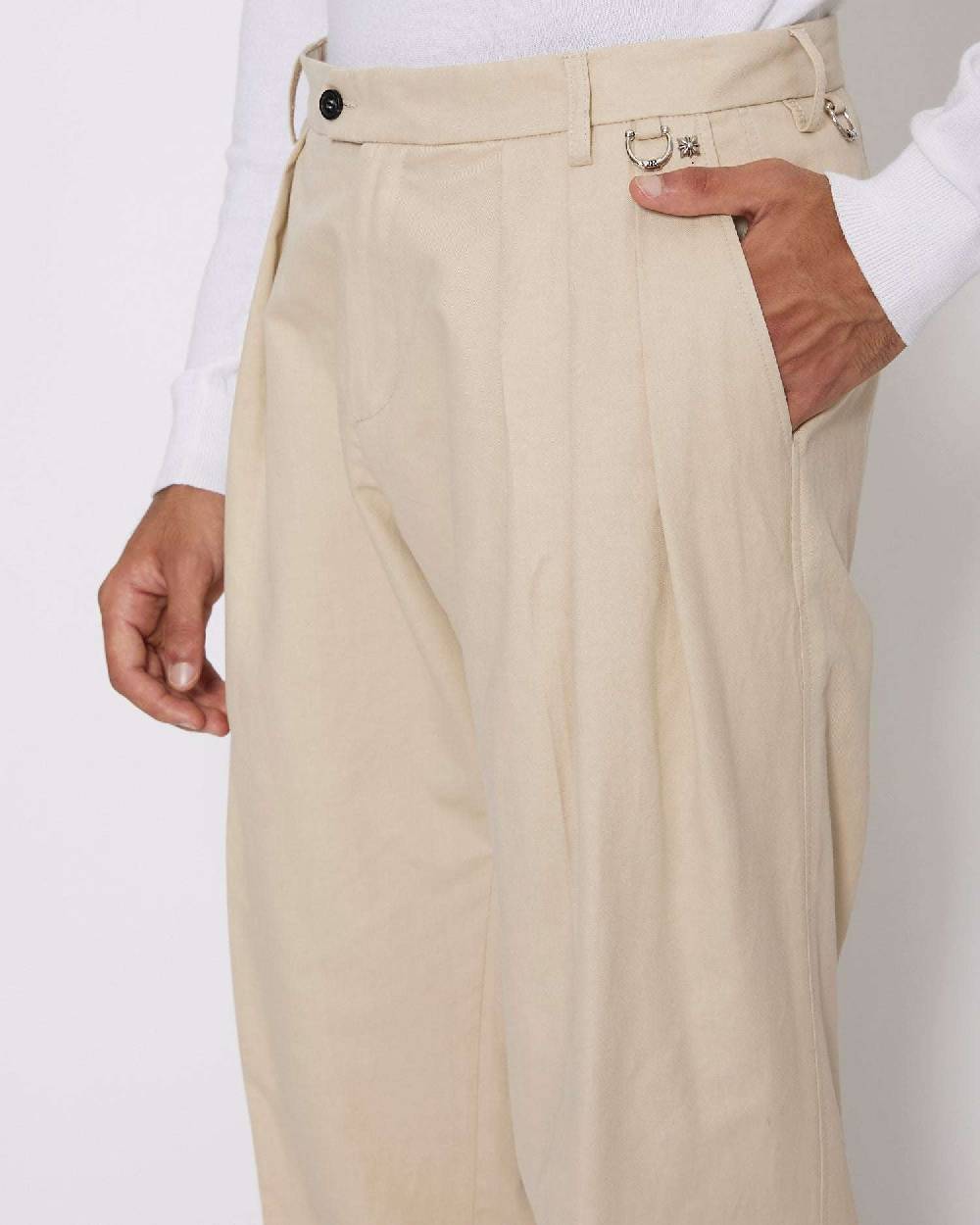 John Richmond Pantaloni a taglio dritto Fino al 55% di sconto