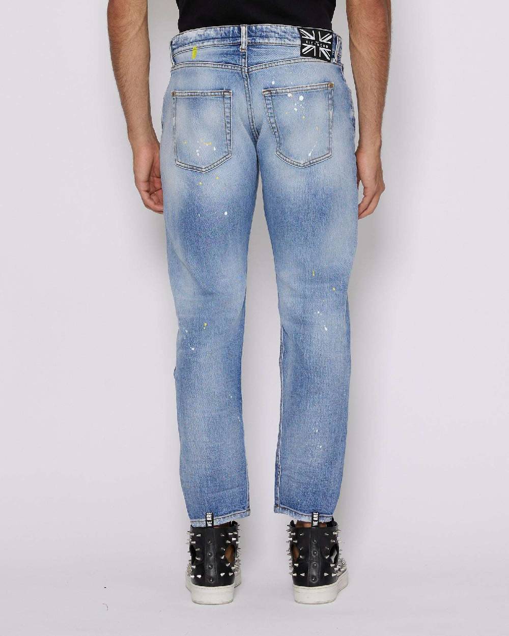 John Richmond Jeans slim con lacerazioni Enormi sconti