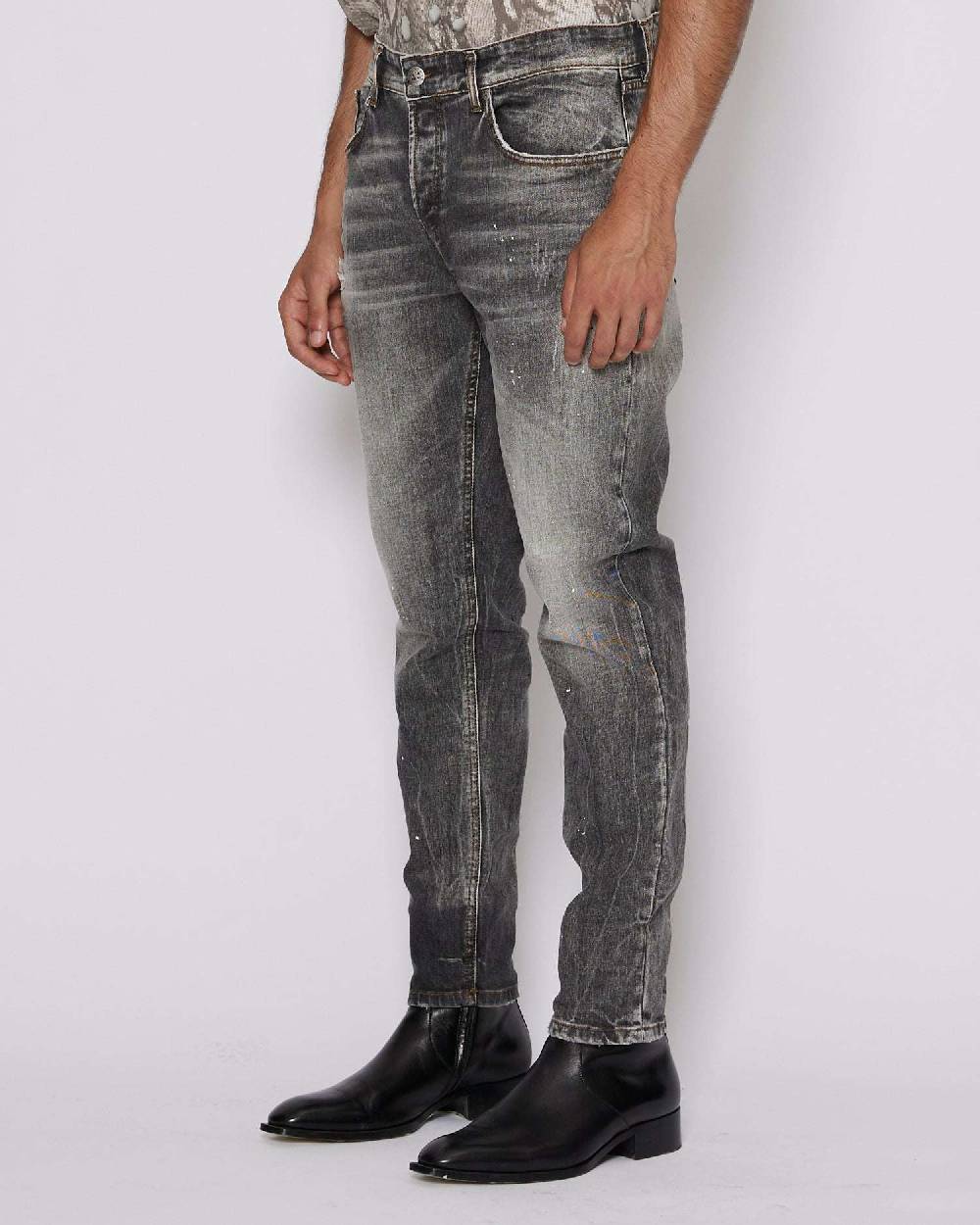John Richmond Jeans slim con lavaggio a contrasto Trasporto libero internazionale