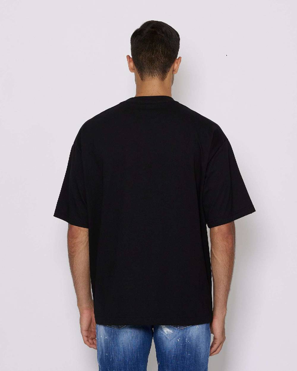 John Richmond T-shirt over con logo sul davanti Black Friday Prezzi