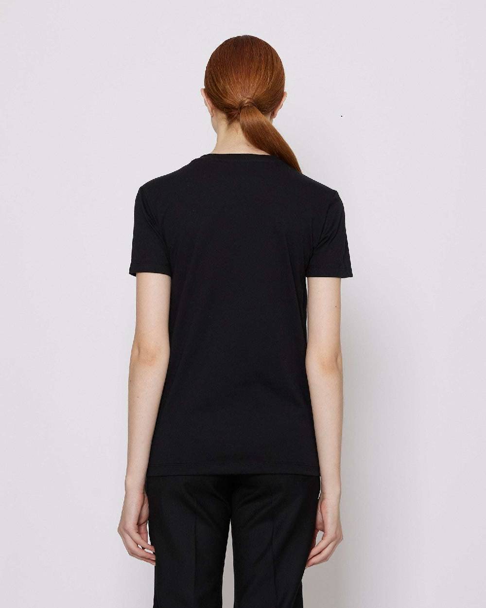 John Richmond T-shirt regolare con logo applicato sul davanti 2025