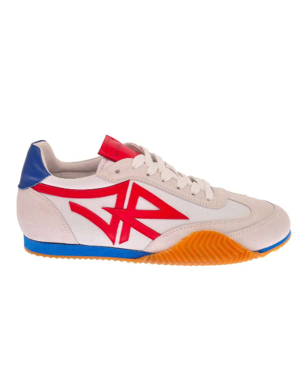 John Richmond Sneakers tricolor con logo JR laterale Qualità