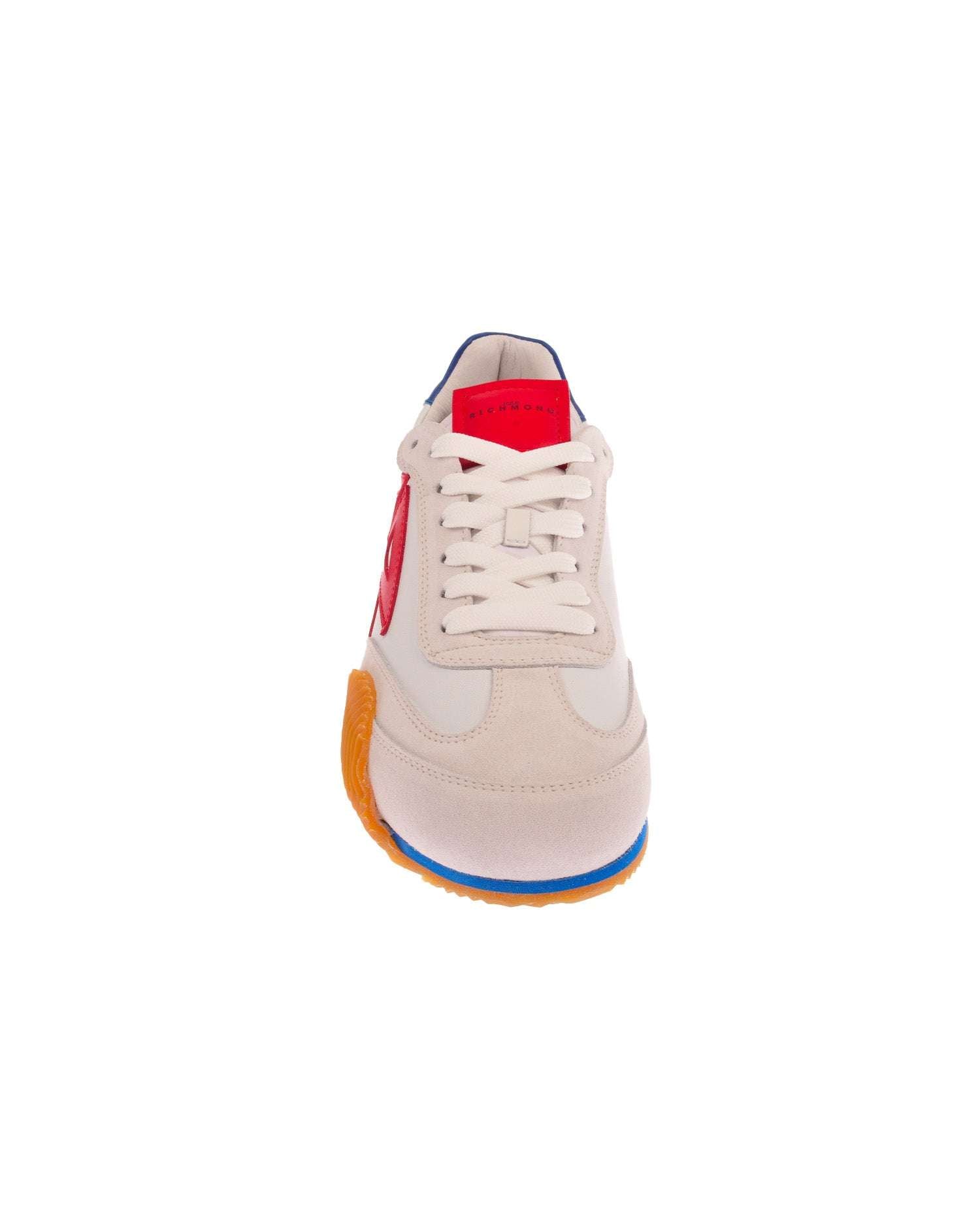 John Richmond Sneakers tricolor con logo JR laterale Qualità