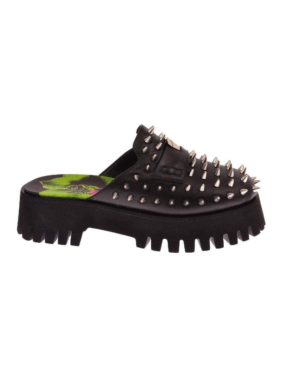 John Richmond Scarpa aperta dietro con borchie Sottocosto
