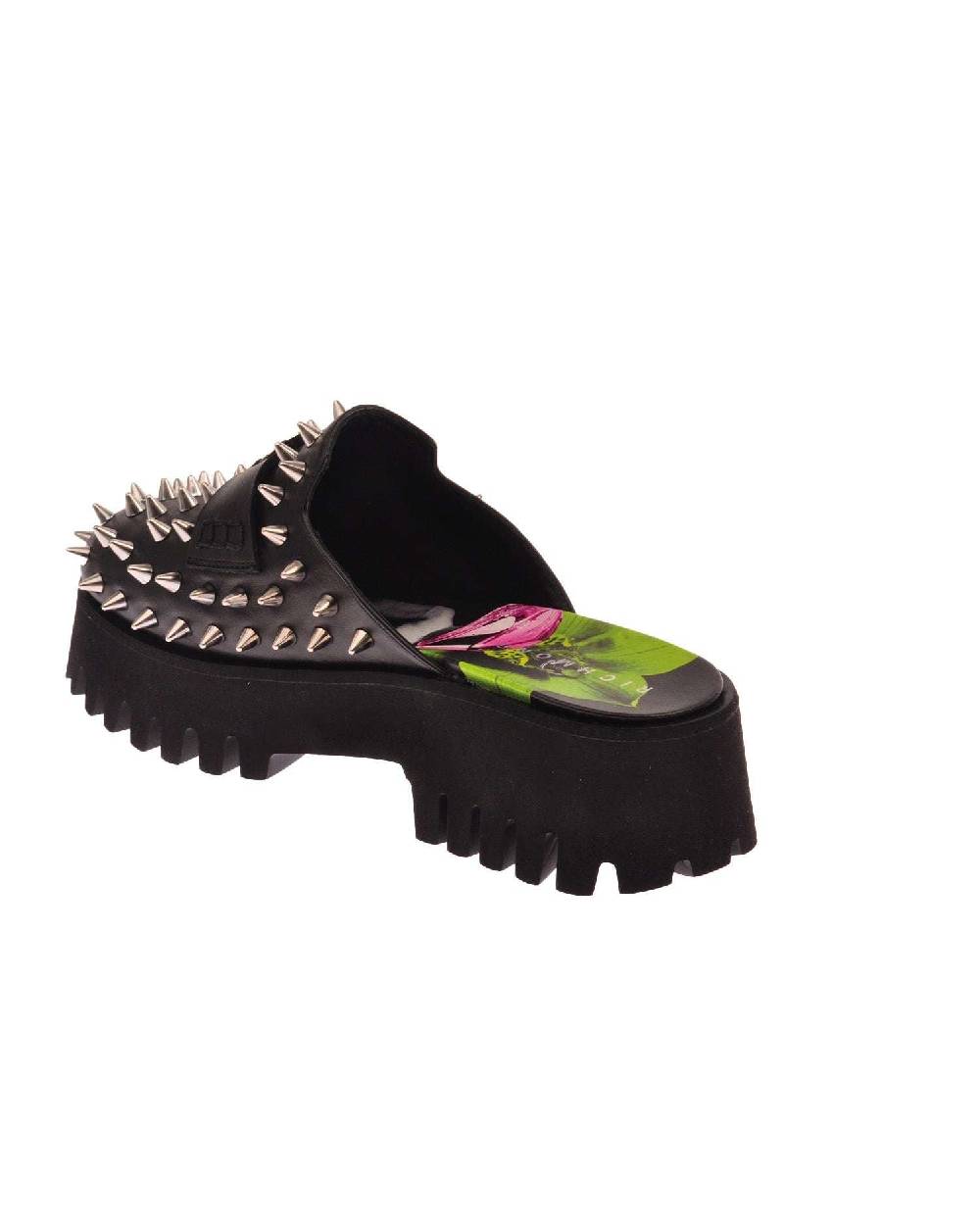 John Richmond Scarpa aperta dietro con borchie Sottocosto