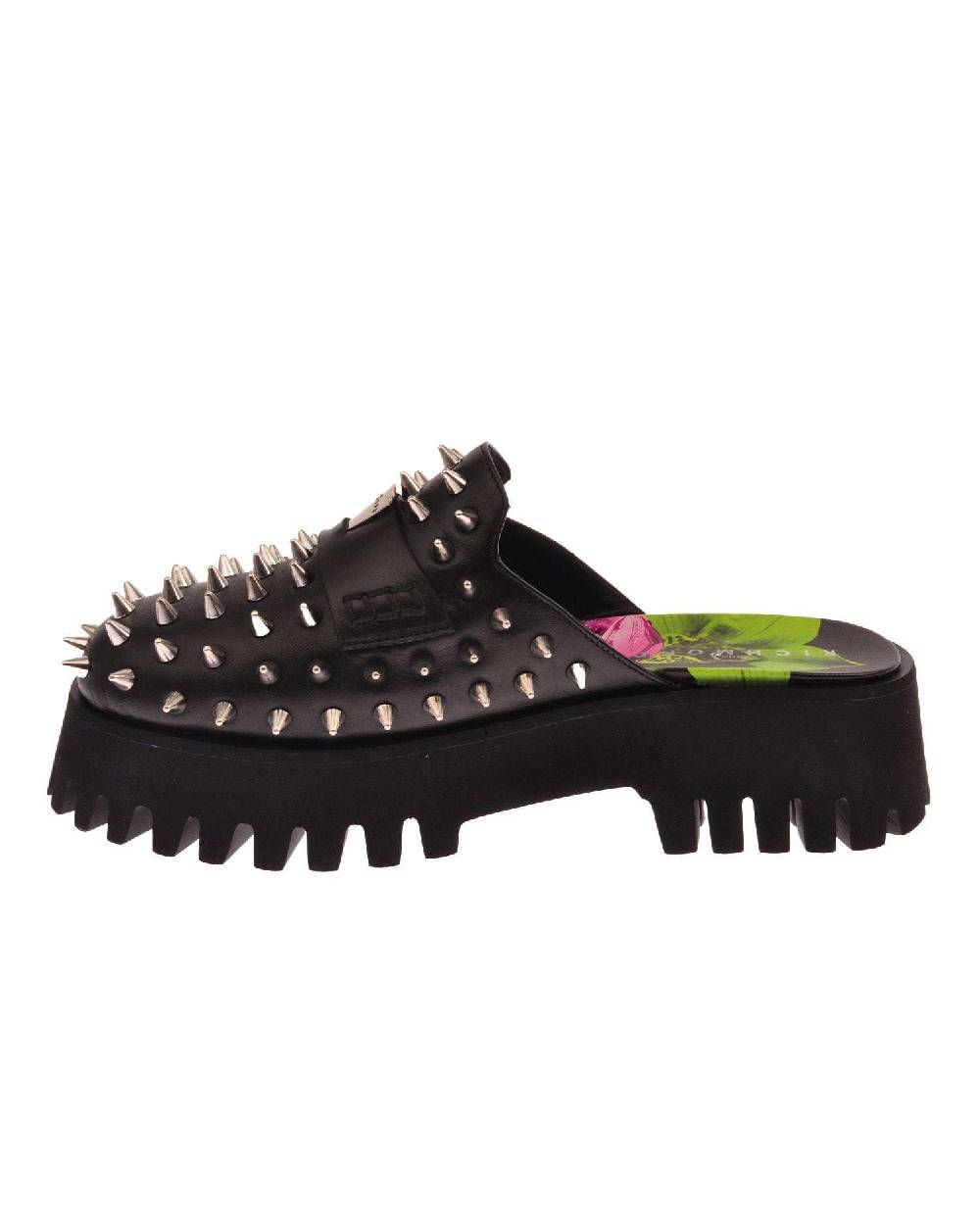 John Richmond Scarpa aperta dietro con borchie Sottocosto