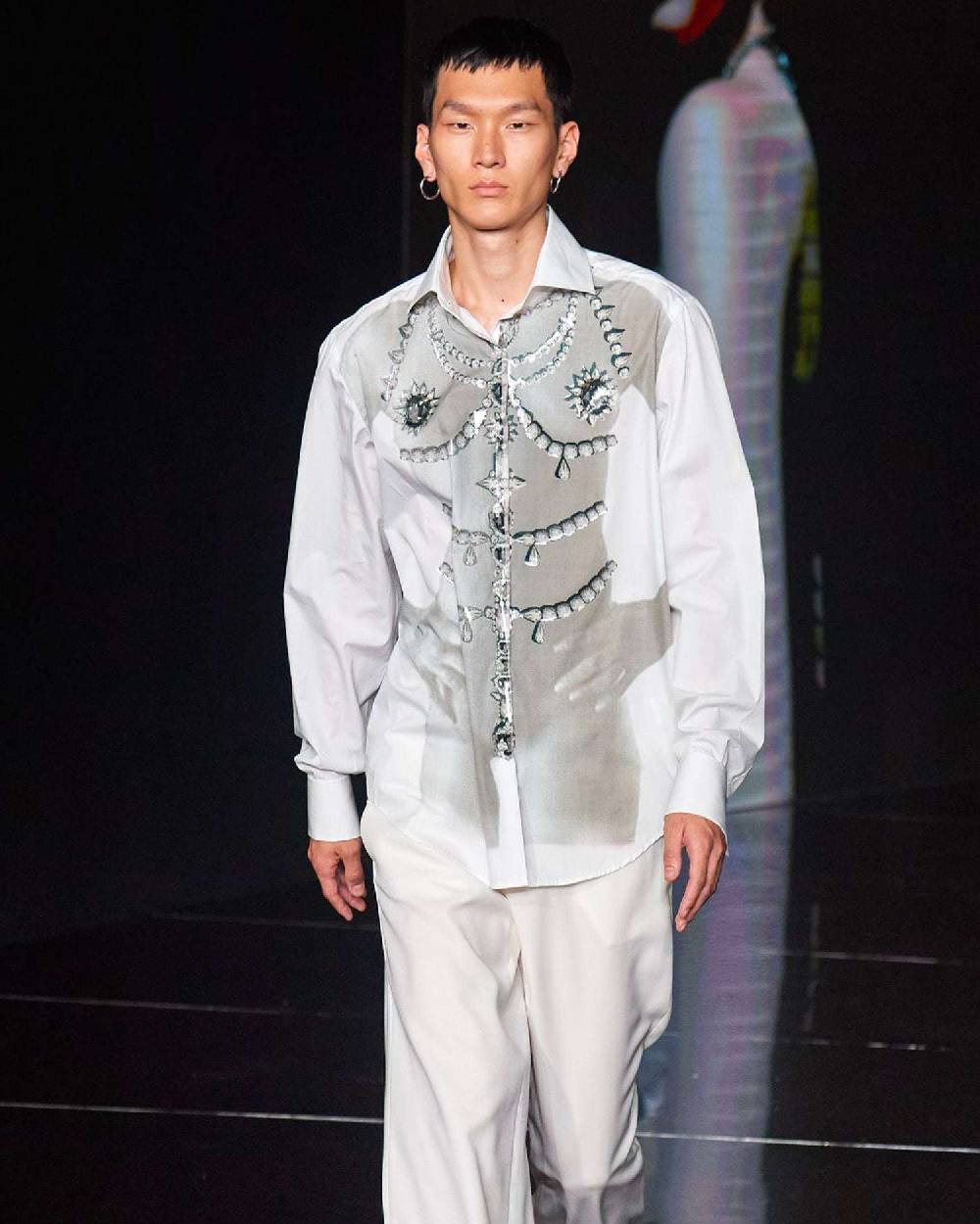 John Richmond Camicia con applicazioni Offerta