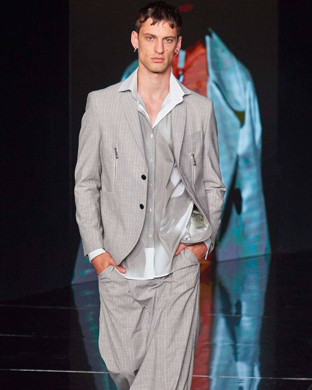 John Richmond Camicia con stampa decorativa Economico