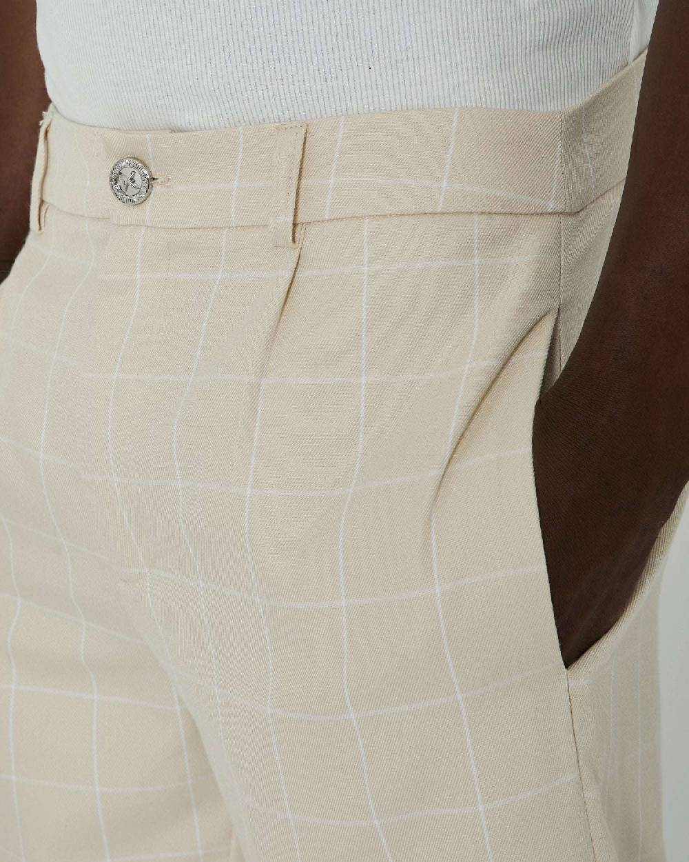 John Richmond Bermuda con pattern check Offerte
