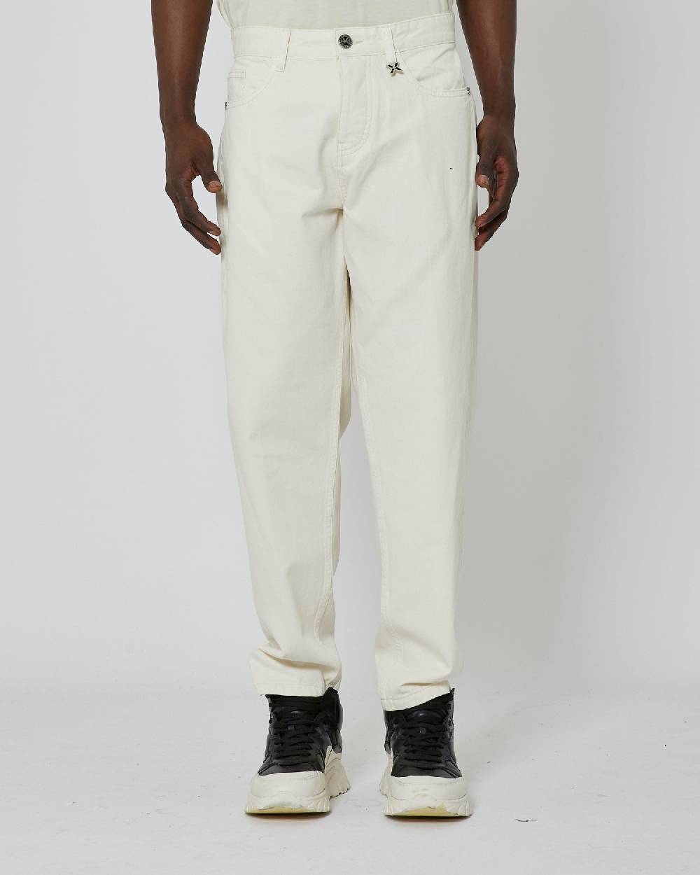 John Richmond Jeans regular con etichetta metallica logata Vendita Calda