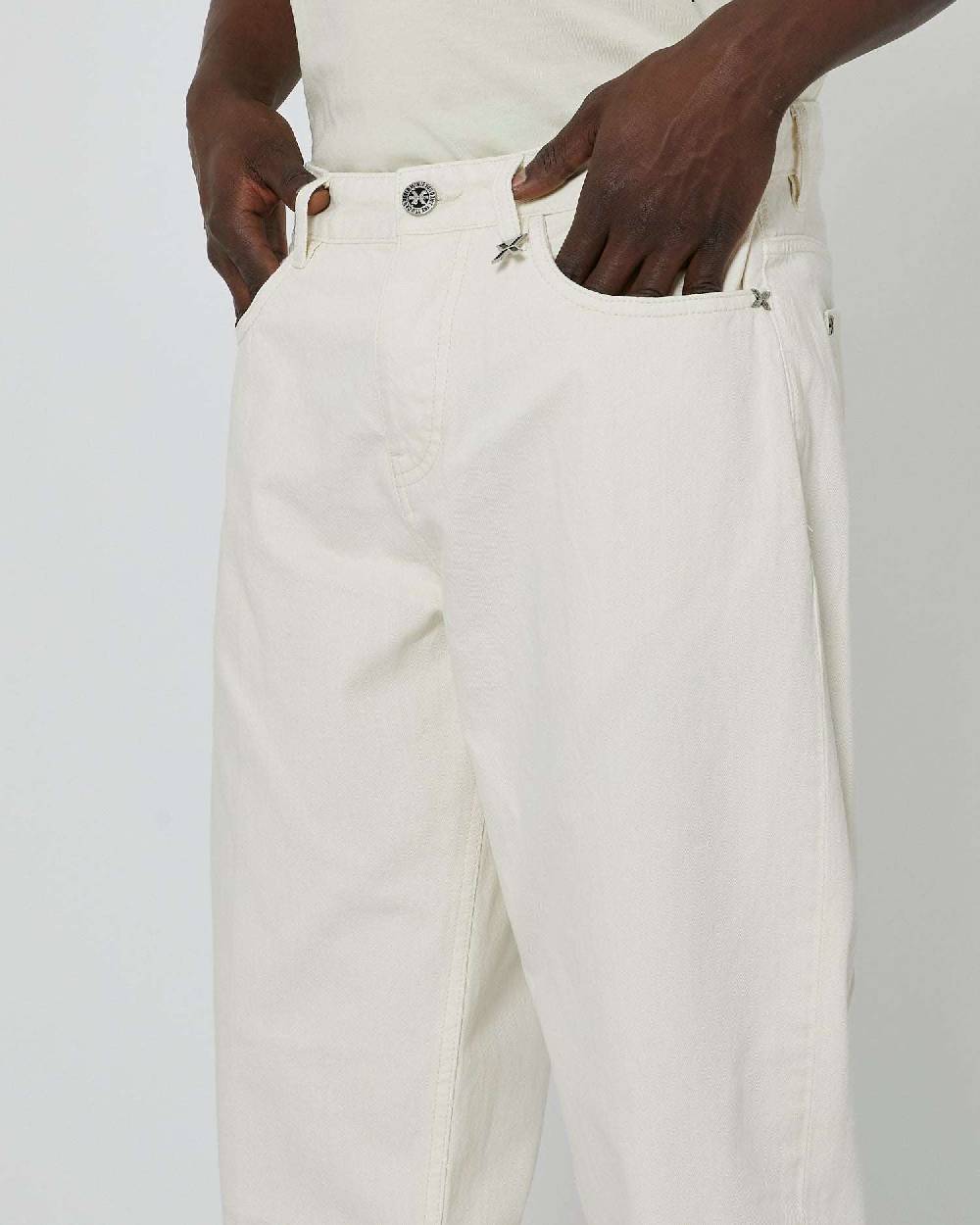 John Richmond Jeans regular con etichetta metallica logata Vendita Calda