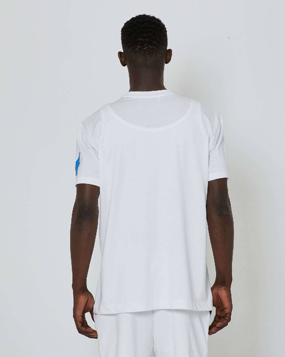 John Richmond T-shirt basic con logo applicato sulla manica Saldi Di Fabbrica