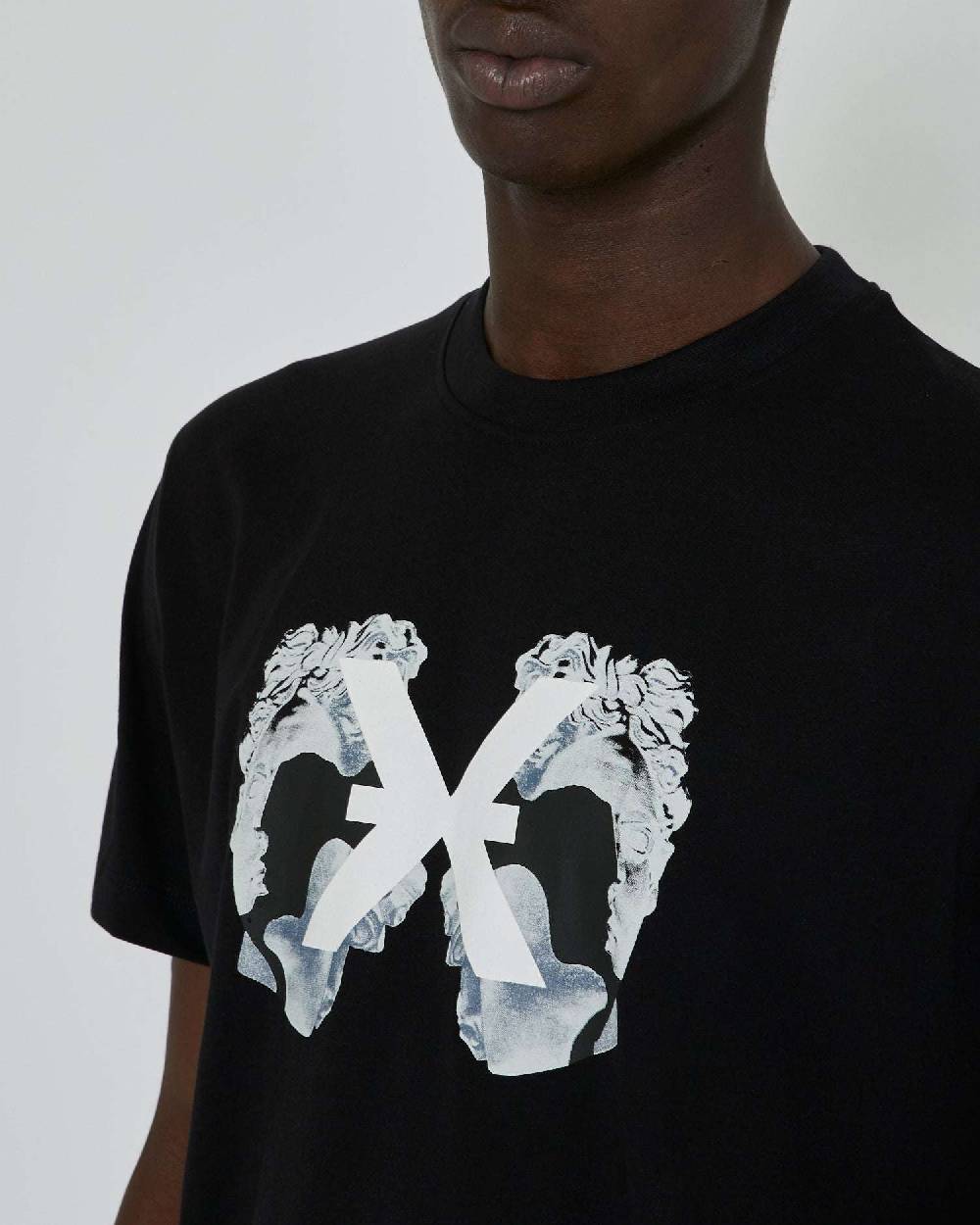 John Richmond T-shirt con grafica stampata sul davanti Vendite Flash