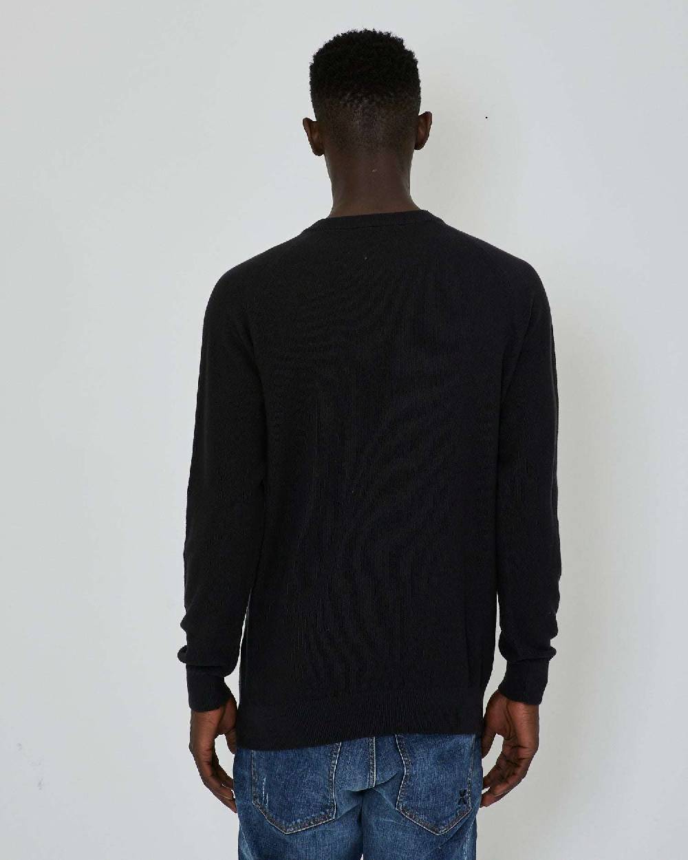 John Richmond Maglia con logo ricamato tone sur tone In Saldo
