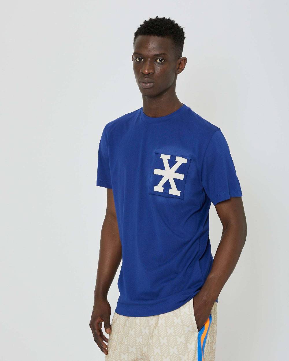 John Richmond T-shirt regular con logo applicato sul davanti Prezzo di fabbrica