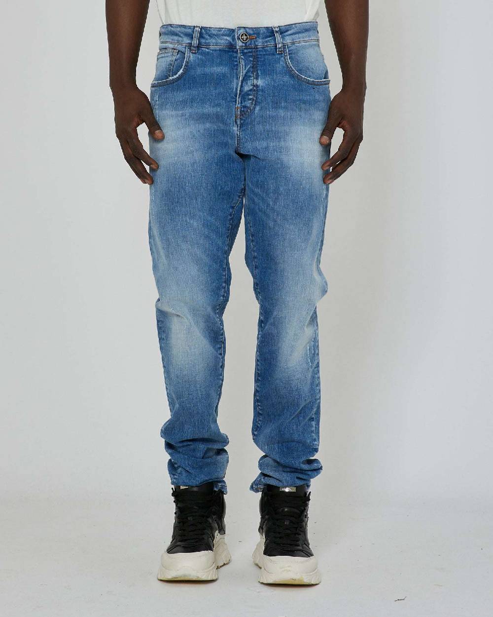 John Richmond Jeans slim con lavaggio bleaching Vendite stagionali