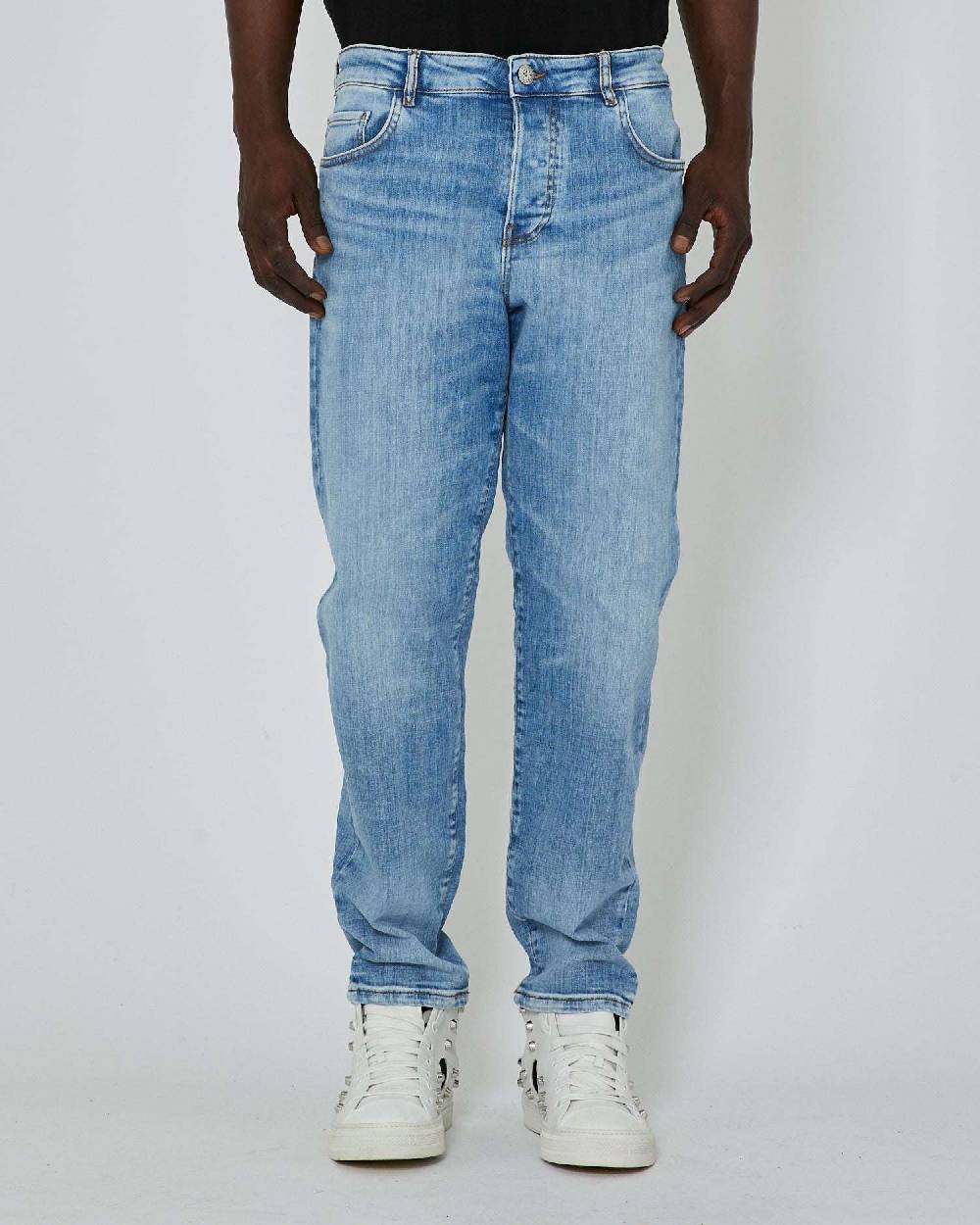 John Richmond Jeans slim lavaggio chiaro Offerta Pasqua
