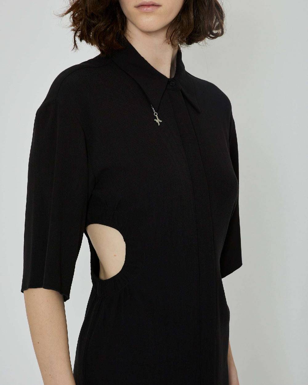 John Richmond Chemisier corto cut out Vendita calda