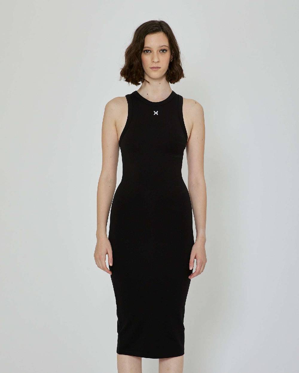 John Richmond Abito midi con logo frontale Offerta migliore
