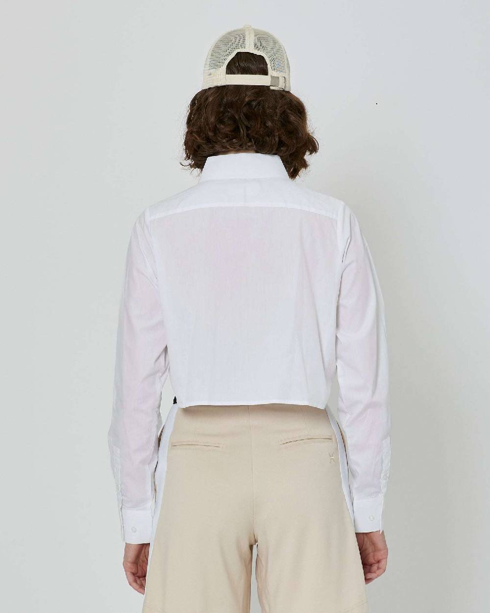 John Richmond Camicia crop con tasca sul davanti e logo ricamato Online Outlet