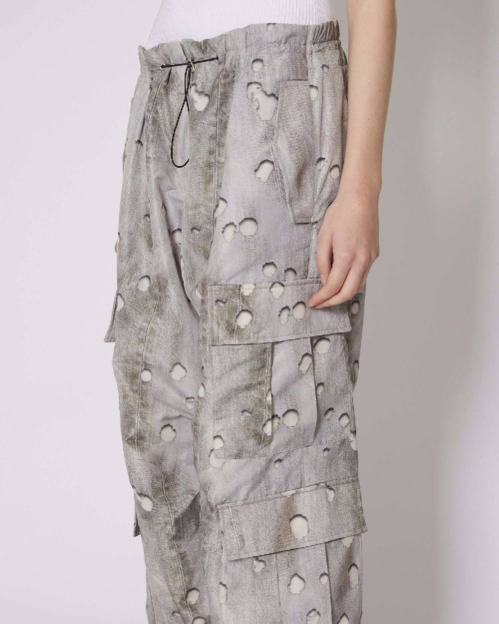John Richmond Pantaloni regular con pattern Fino Al -60%