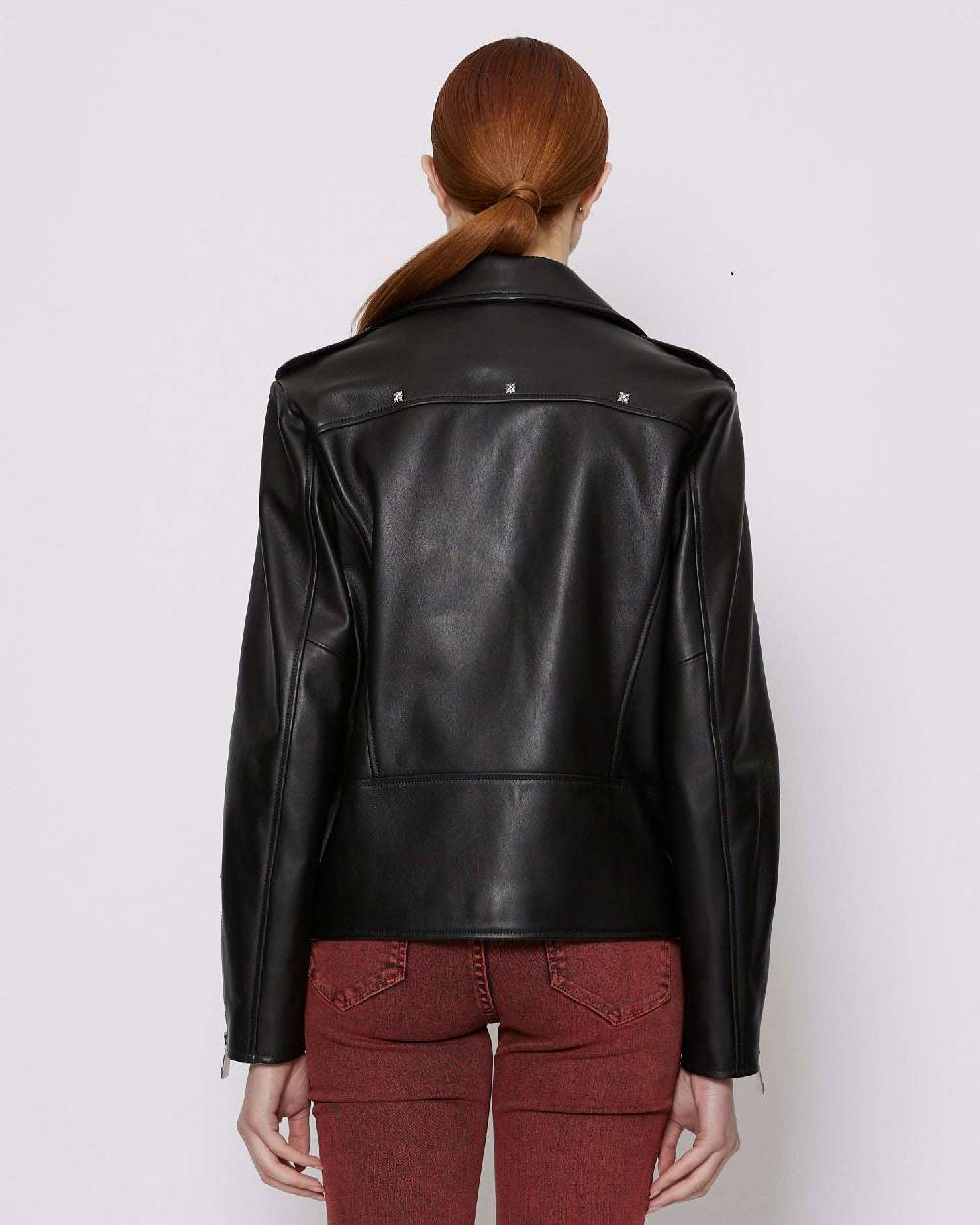 John Richmond Bomber genderless in 100% pelle Presa