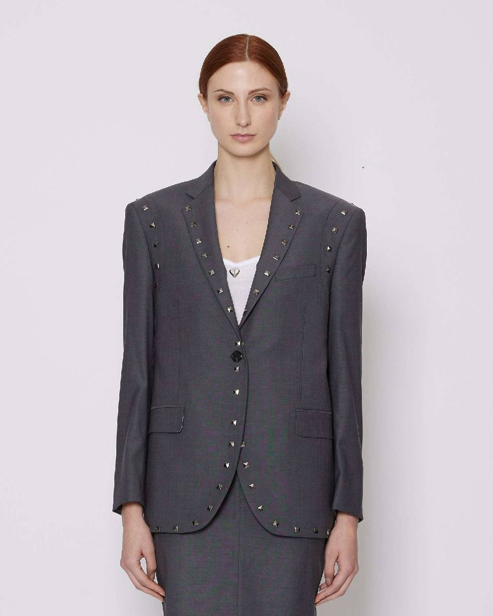 John Richmond Blazer monopetto con applicazioni metalliche Economico