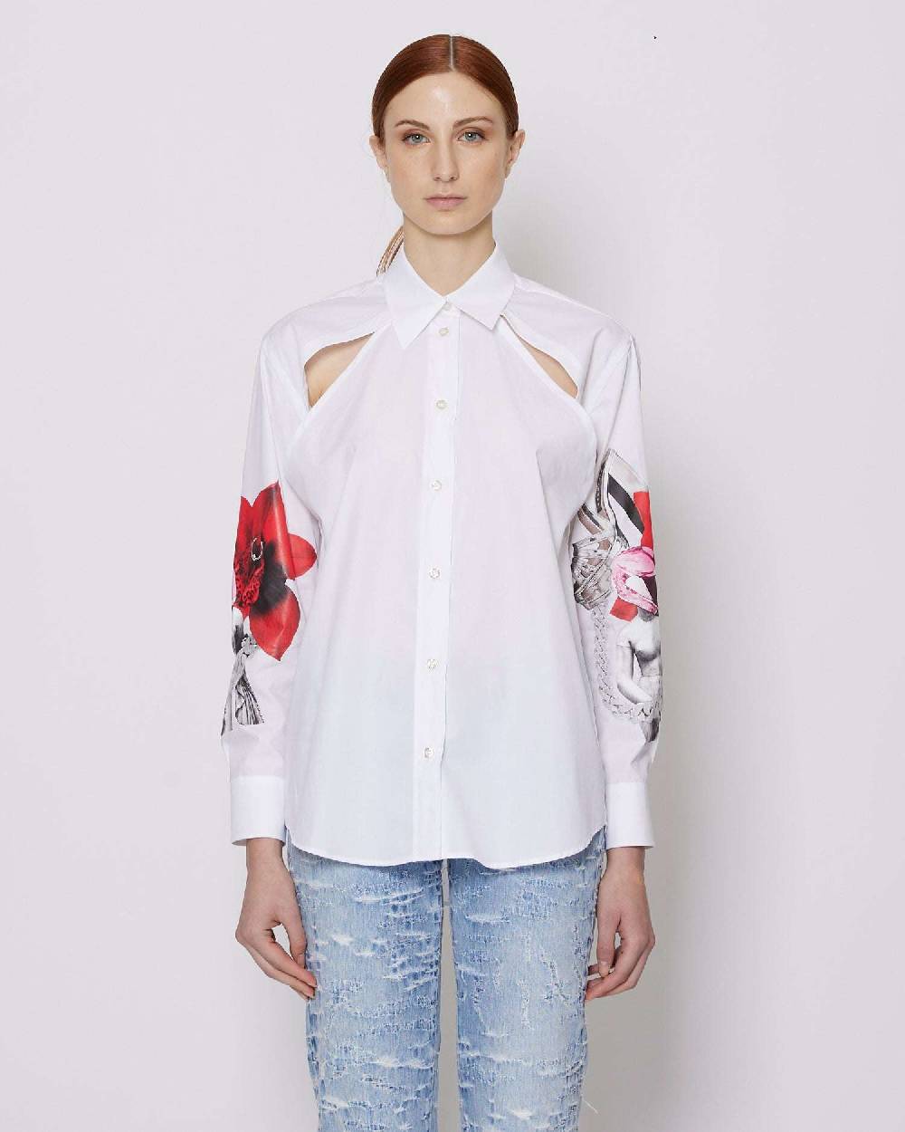 John Richmond Camicia con stampa Vendita Calda