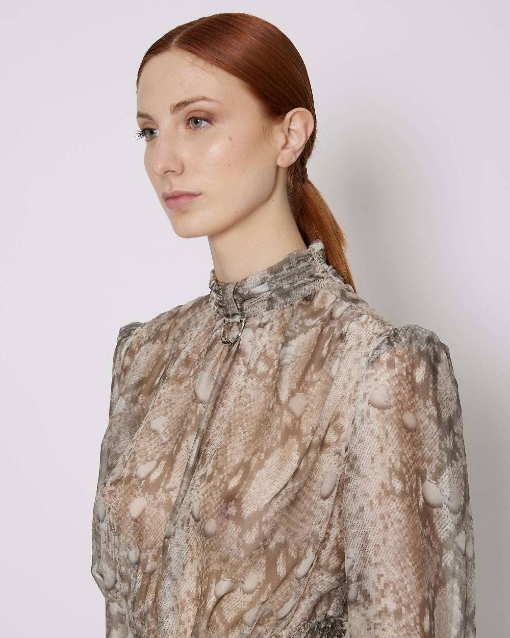John Richmond Blusa crop con pattern Vendita Economica