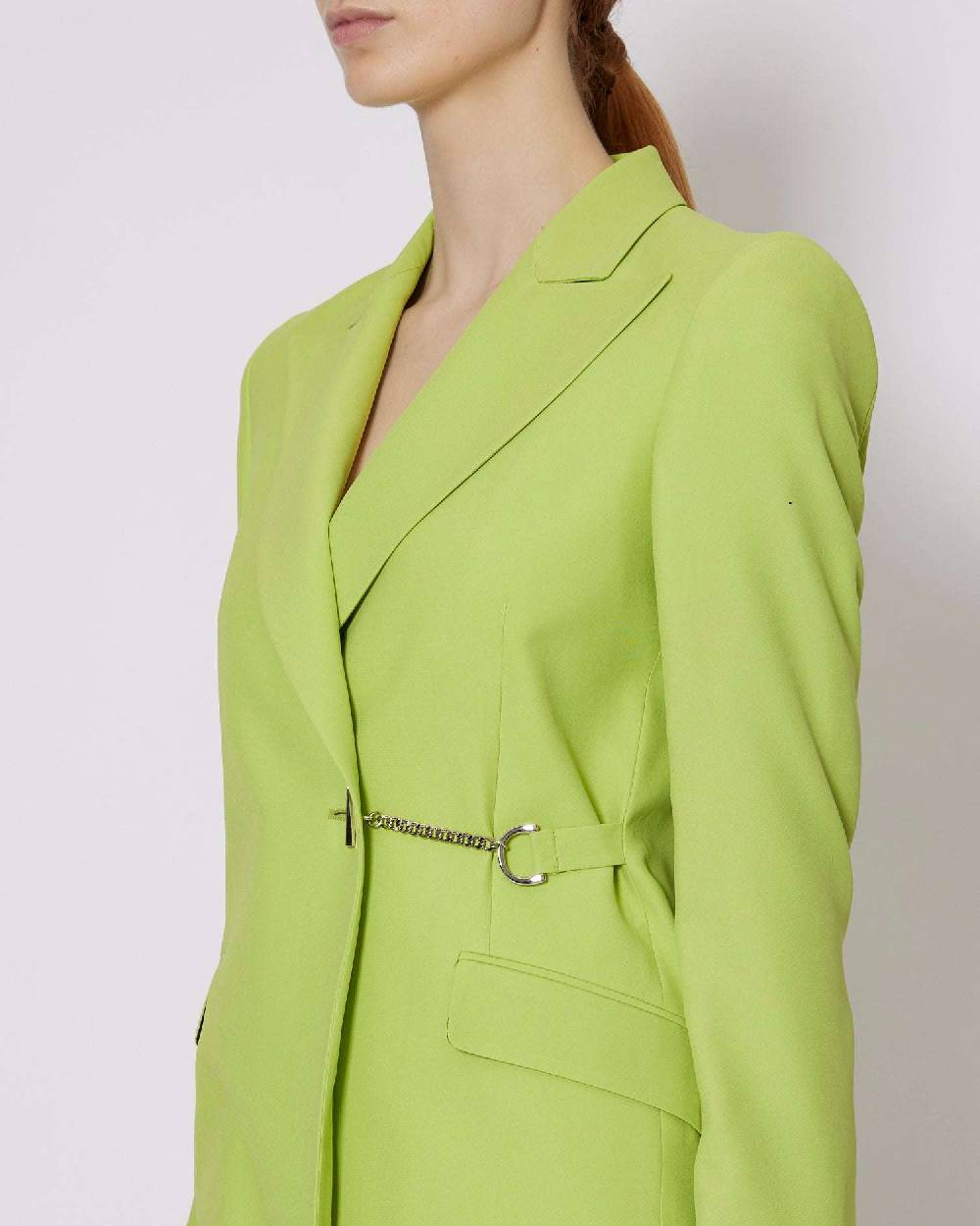 John Richmond ﻿Blazer monopetto con catena in chiusura Saldi Di Fabbrica