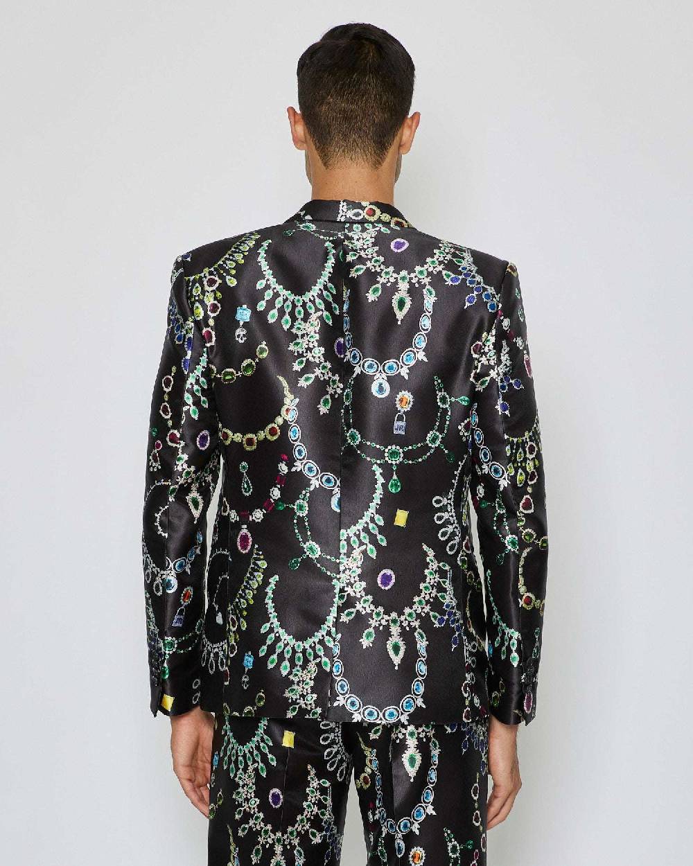 John Richmond Blazer monopetto con pattern allover Negozio