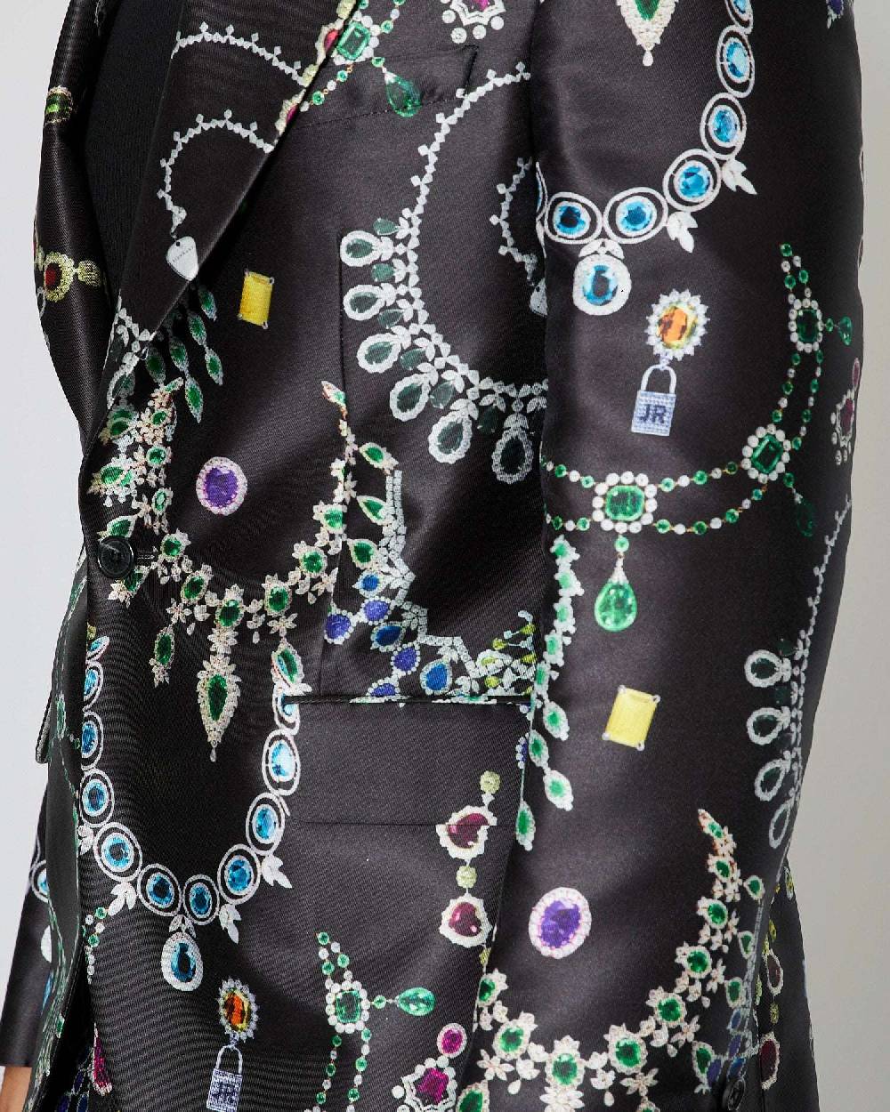 John Richmond Blazer monopetto con pattern allover Negozio