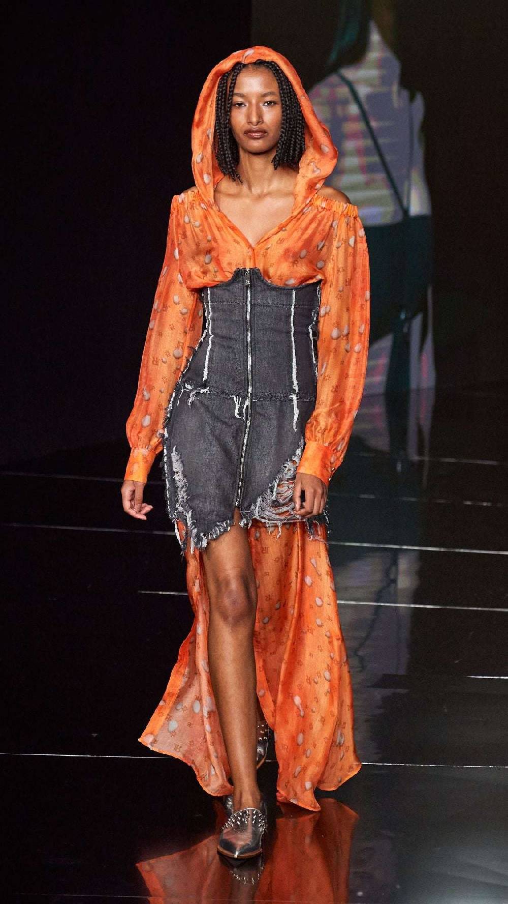John Richmond Abito bustier con chemisier Nuova