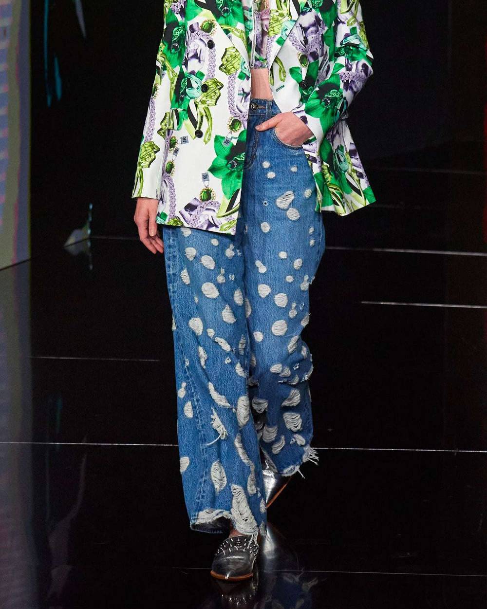 John Richmond Jeans wide leg Offerta speciale