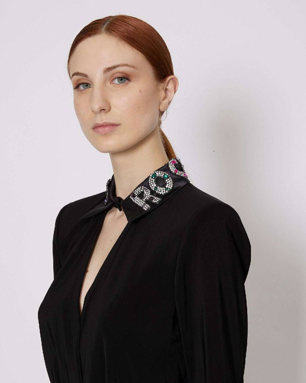 John Richmond Body con colletto con applicazioni Shopping online