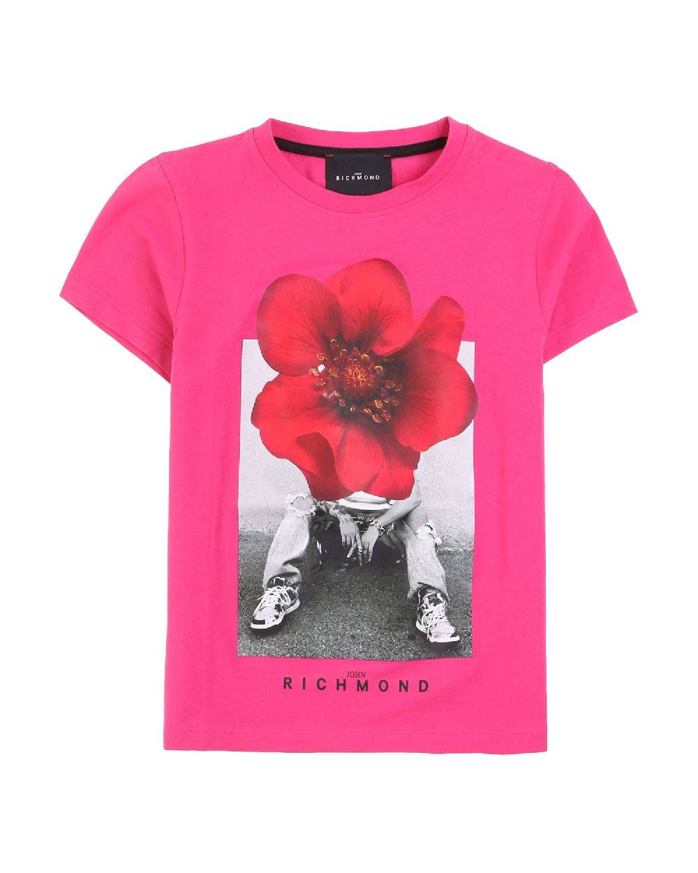 John Richmond kids T-shirt con stampa e logo Nuovi prodotti