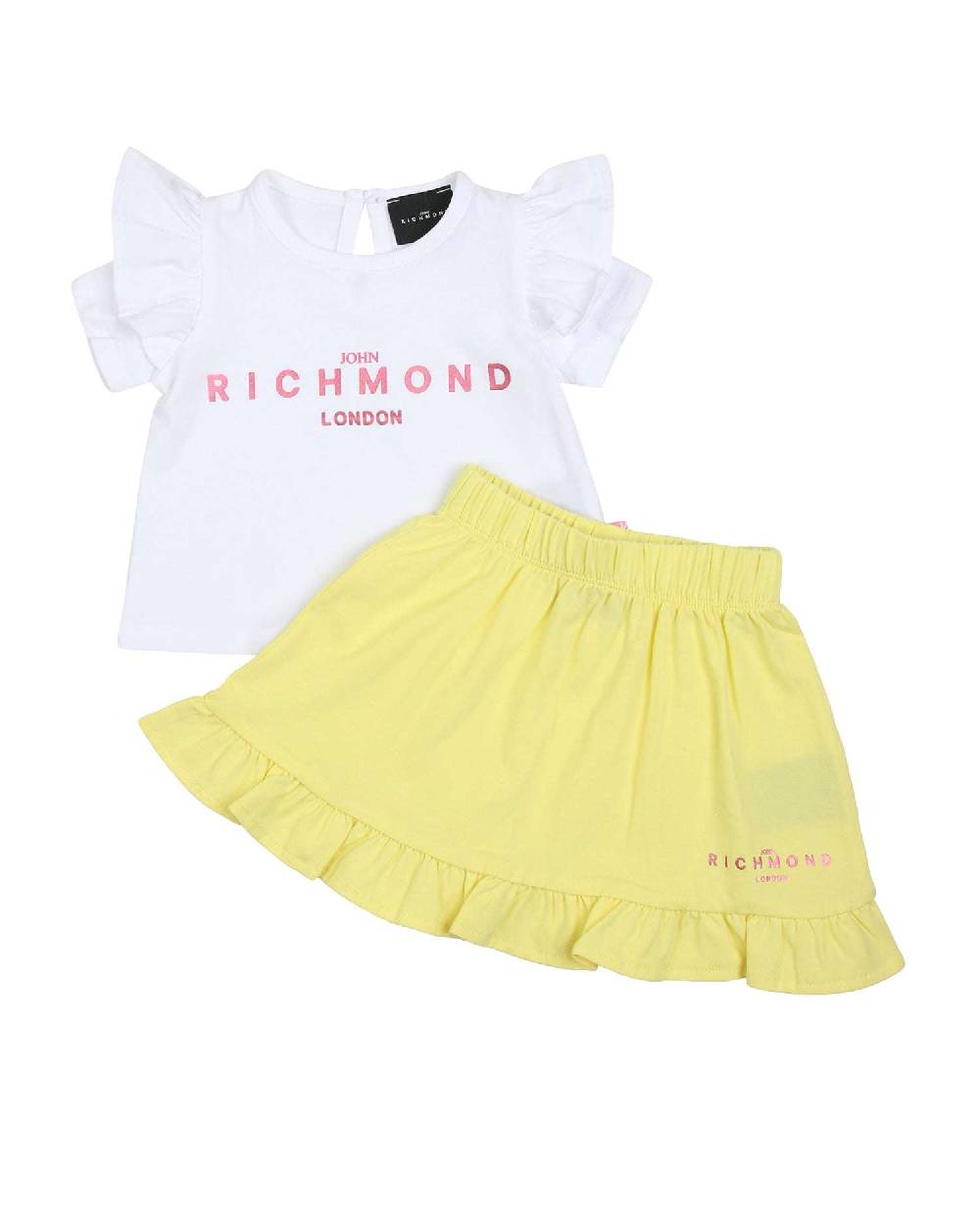 John Richmond kids Completo t-shirt e minigonna Prezzo basso