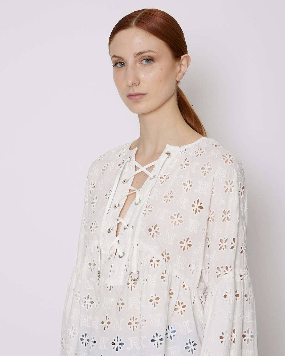 John Richmond Blusa con ricami tone sur tone Promozione