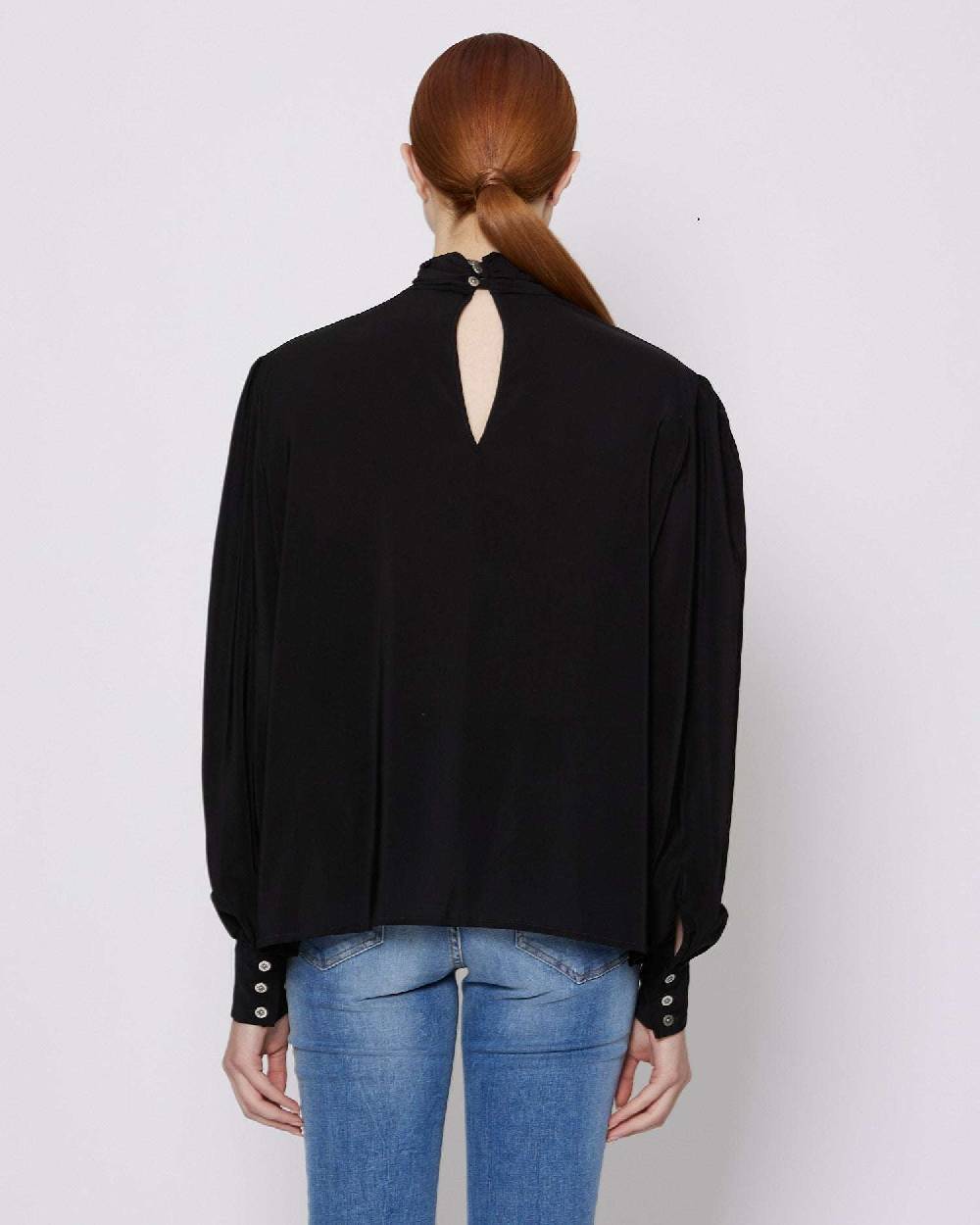 John Richmond Blusa con grafica sul davanti Pezzi Unici