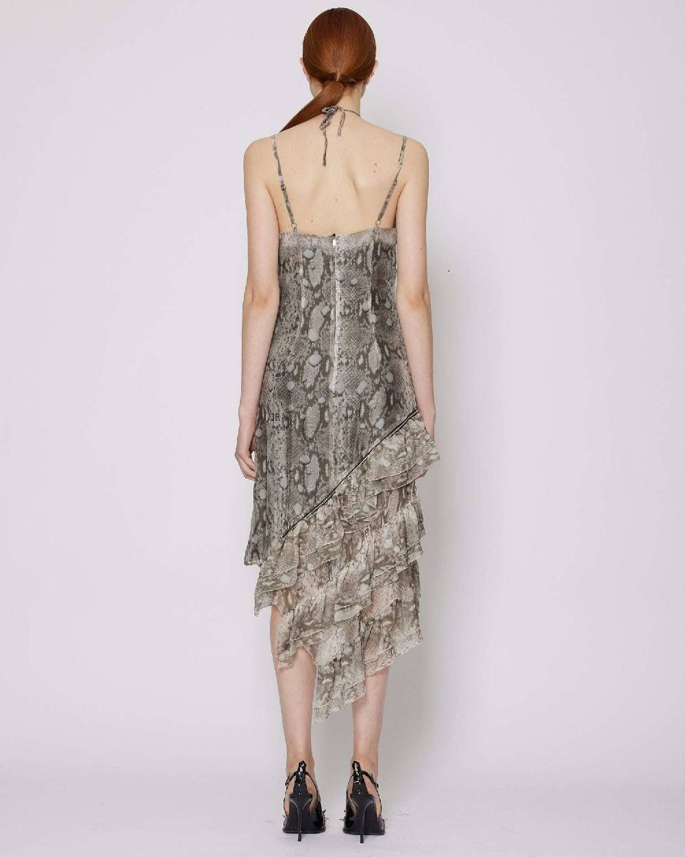 John Richmond Abito midi con scollo a V Soddisfazione Garantita