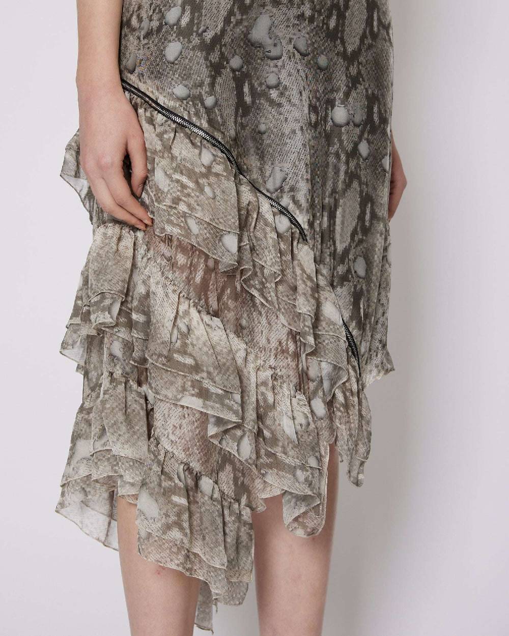 John Richmond Abito midi con scollo a V Soddisfazione Garantita