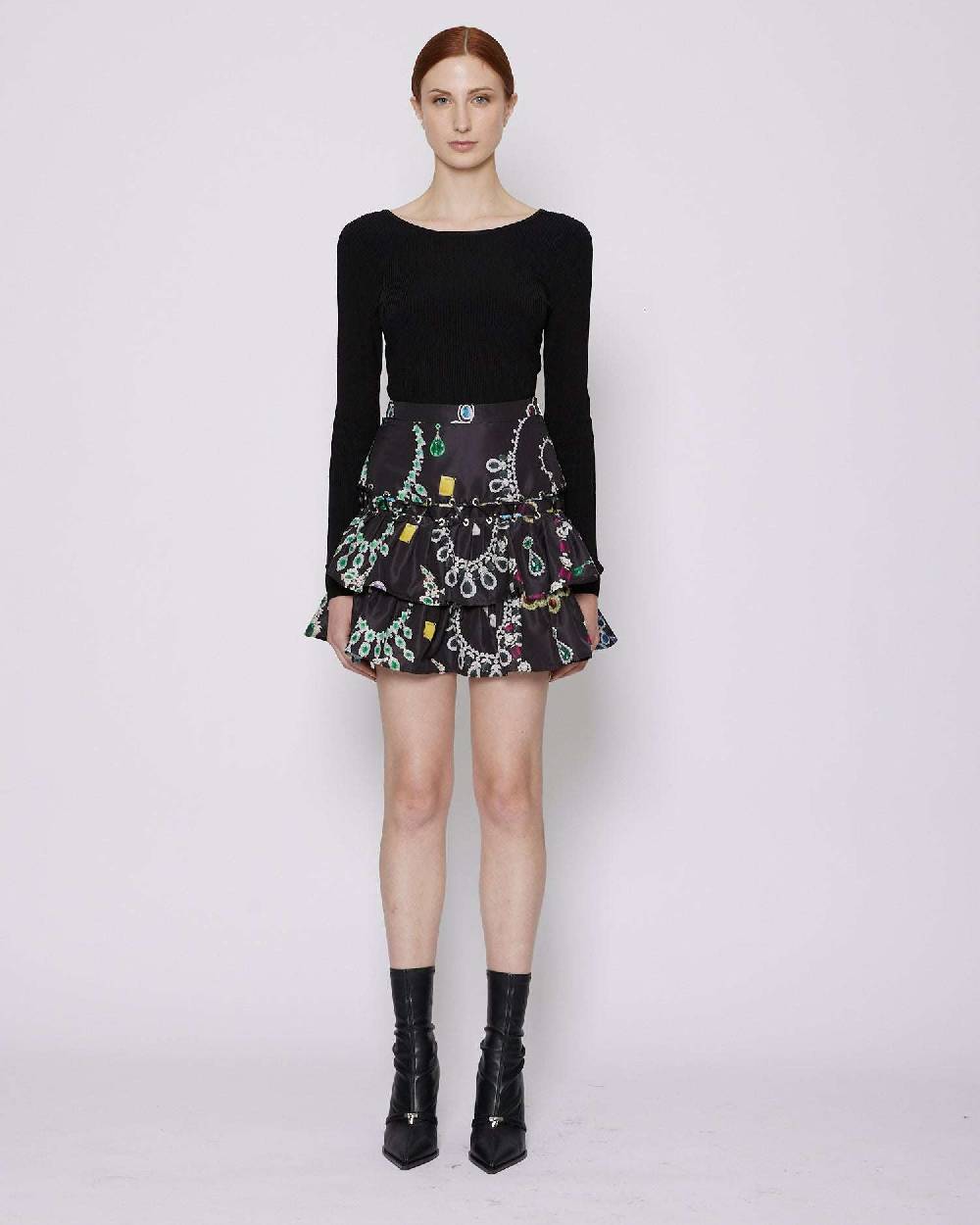 John Richmond Maglia basic con chiusura sul retro Presa