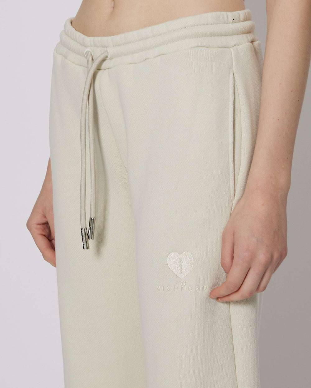 John Richmond Pantaloni da joggings con grafica tone sur tone Outlet