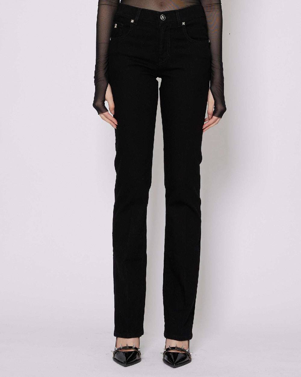 John Richmond Jeans straight leg modello cinque tasche In Vendita