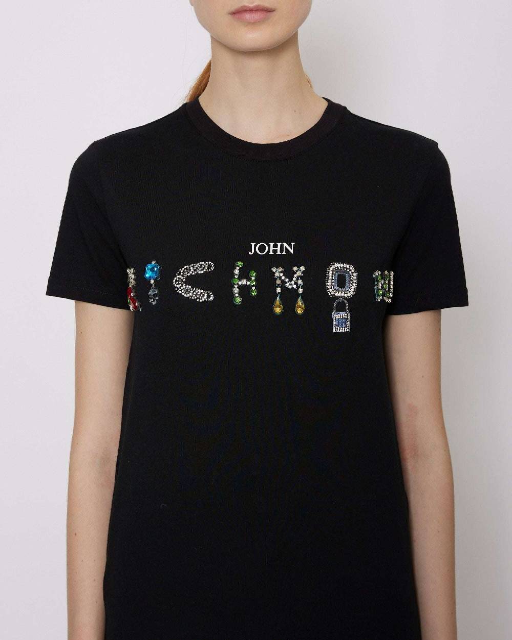 John Richmond T-shirt con logo sul davanti Hotsell